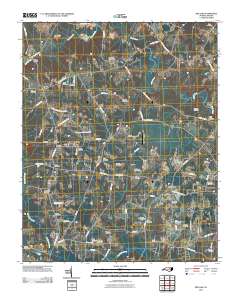 Red Oak 2010 topographic map thumbnail