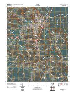 Williamston 2010 topographic map thumbnail