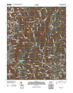Zionville 2010 topographic map thumbnail