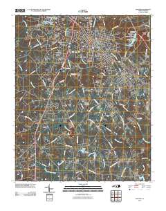Sanford 2010 topographic map thumbnail