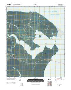 Fort Landing 2010 topographic map thumbnail
