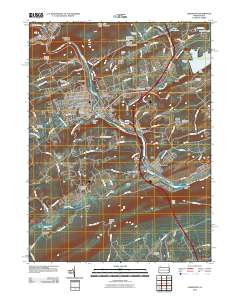 Lehighton 2010 topographic map thumbnail