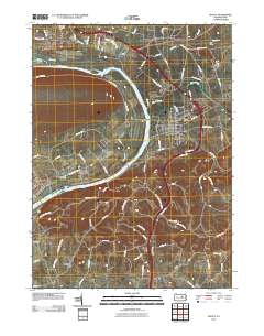 Muncy 2010 topographic map thumbnail