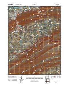 Mill Hall 2010 topographic map thumbnail