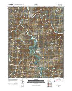 Saltsburg 2010 topographic map thumbnail