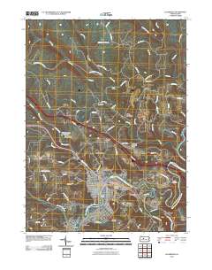 Clearfield 2010 topographic map thumbnail