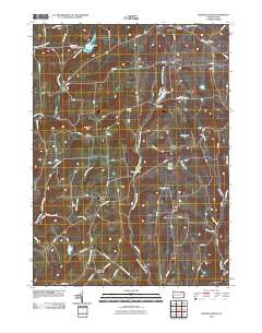 Auburn Center 2010 topographic map thumbnail