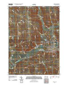 Corry 2010 topographic map thumbnail