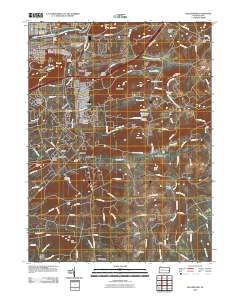 Hellertown 2010 topographic map thumbnail