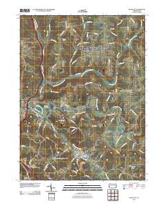 Evans City 2010 topographic map thumbnail