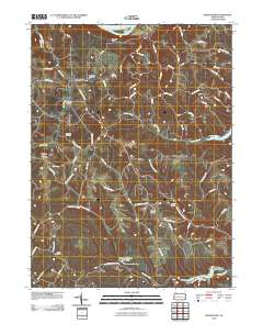 Hookstown 2010 topographic map thumbnail