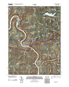 Emlenton 2010 topographic map thumbnail