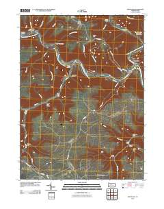 Driftwood 2010 topographic map thumbnail