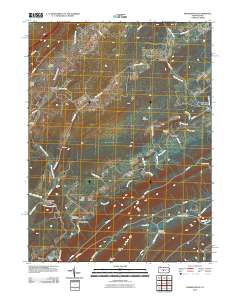 Franklinville 2010 topographic map thumbnail