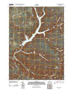 Glen Hazel 2010 topographic map thumbnail