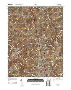 Glen Rock 2010 topographic map thumbnail