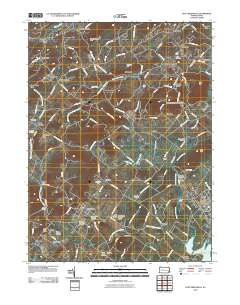 East Greenville 2010 topographic map thumbnail