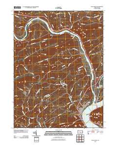 Duncannon 2010 topographic map thumbnail