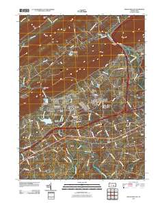 Indiantown Gap 2010 topographic map thumbnail