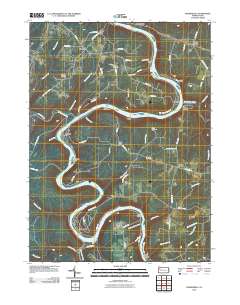 Kennerdell 2010 topographic map thumbnail