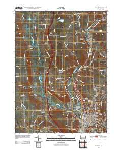 Meadville 2010 topographic map thumbnail