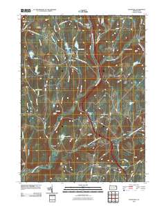 Lenoxville 2010 topographic map thumbnail