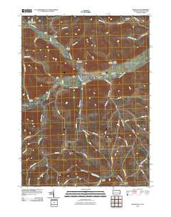 Knoxville 2010 topographic map thumbnail
