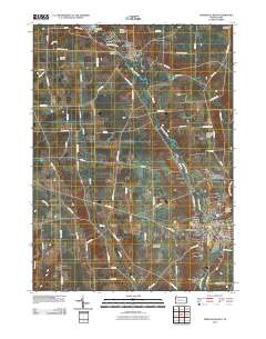 Greenville West 2010 topographic map thumbnail