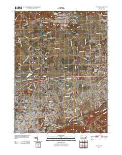 Nazareth 2010 topographic map thumbnail