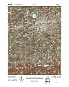 Lebanon 2010 topographic map thumbnail