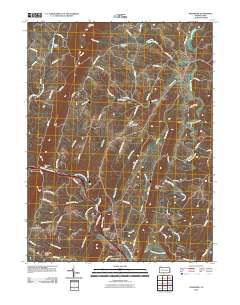 Needmore 2010 topographic map thumbnail