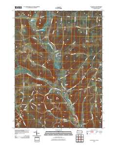 Lottsville 2010 topographic map thumbnail