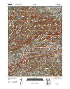 Malvern 2010 topographic map thumbnail