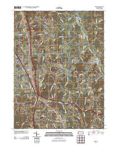 Mars 2010 topographic map thumbnail