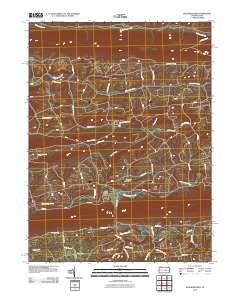 Klingerstown 2010 topographic map thumbnail