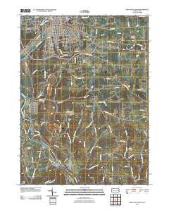New Castle South 2010 topographic map thumbnail