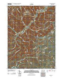 Penfield 2010 topographic map thumbnail