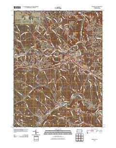 Oakdale 2010 topographic map thumbnail