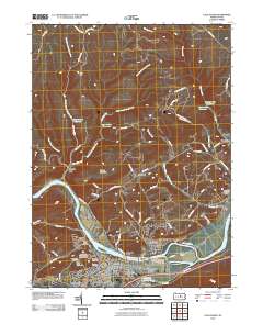 Lock Haven 2010 topographic map thumbnail