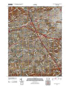 Allentown West 2010 topographic map thumbnail