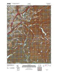 Avoca 2010 topographic map thumbnail