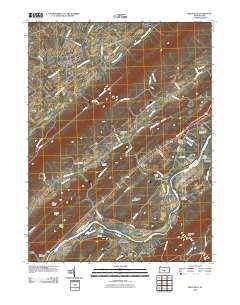 Belleville 2010 topographic map thumbnail