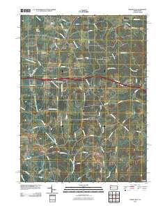 Barkeyville 2010 topographic map thumbnail