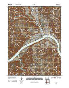 Beaver 2010 topographic map thumbnail