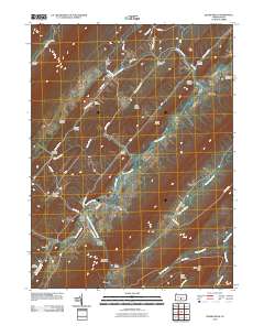 Blairs Mills 2010 topographic map thumbnail