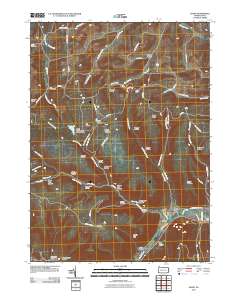 Asaph 2010 topographic map thumbnail