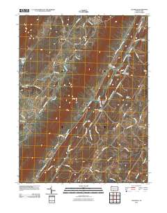 Clearville 2010 topographic map thumbnail