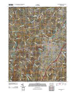 Chambersburg 2010 topographic map thumbnail