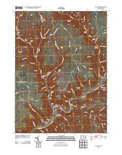 Cedar Run 2010 topographic map thumbnail