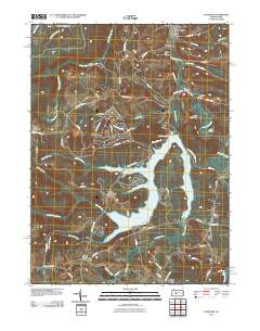 Coalport 2010 topographic map thumbnail